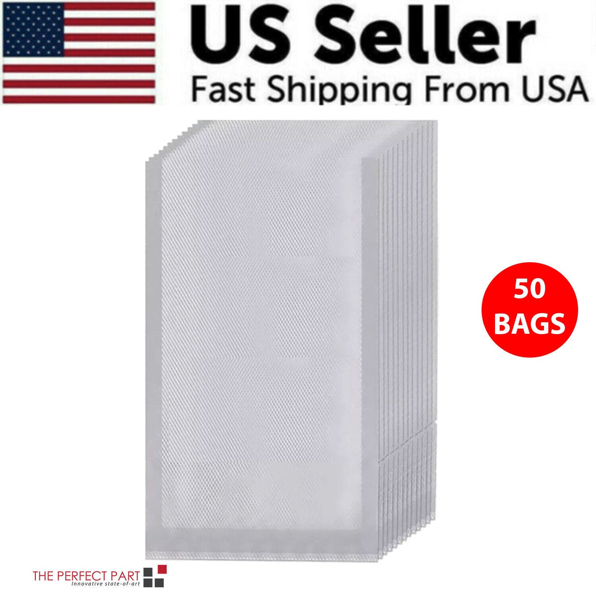 Automatic Food Vacuum Sealer with Bags - Compact One-Touch Kitchen Sealer