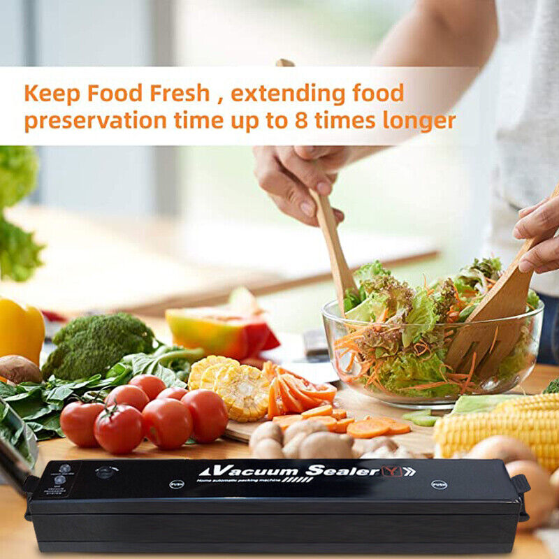 Automatic Food Vacuum Sealer with Bags - Compact One-Touch Kitchen Sealer